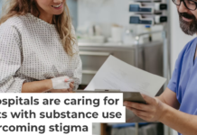 Substance use disorders are common pregnant people. Research shows a fear of stigma prevents these patients from seeking health care. Halfpoint Images/Getty Images